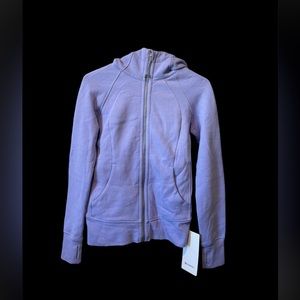 Lululemon Scuba Full Zip Hoodie. Size 2. Color: Lilac Smoke (LISM) NWT